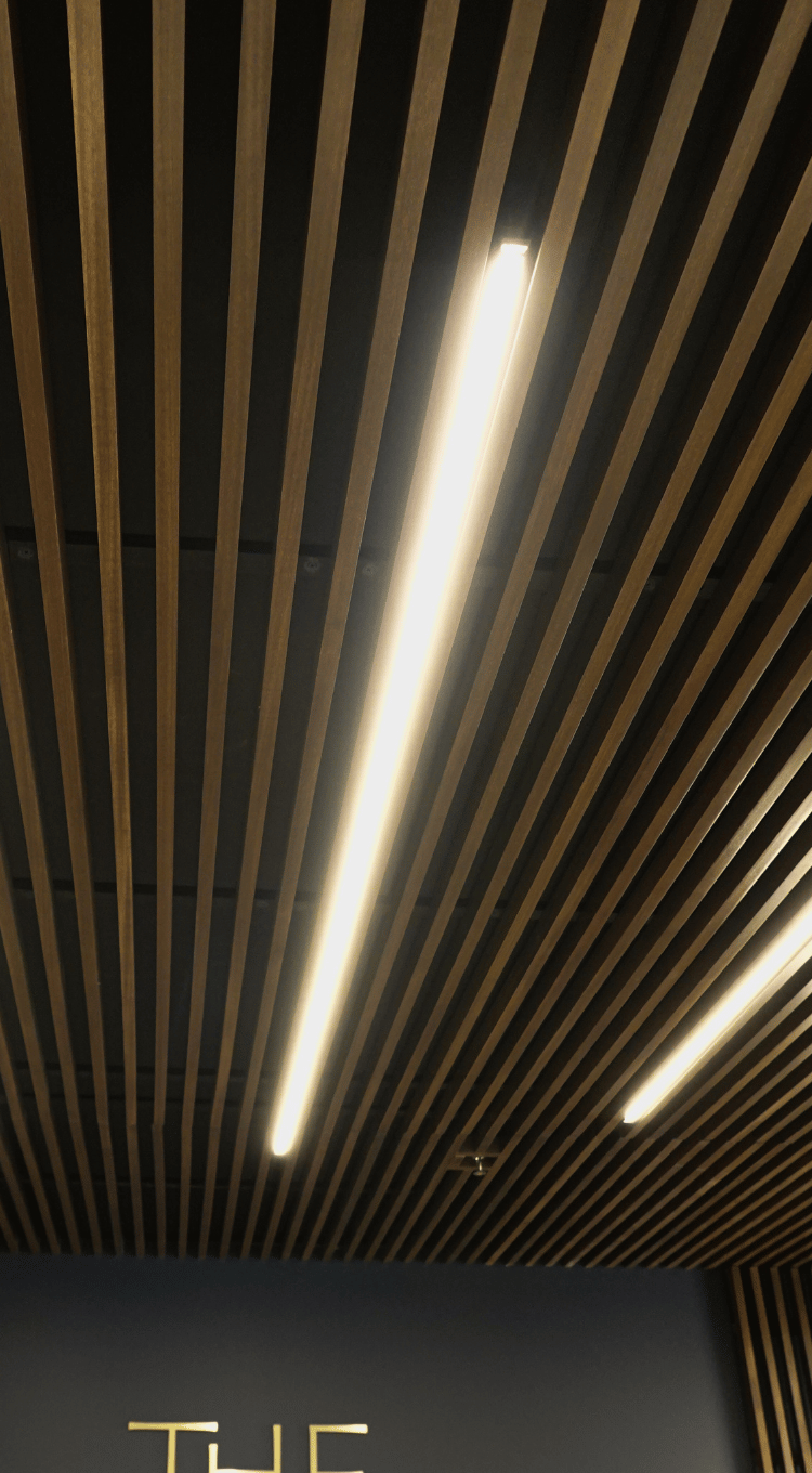 installed commercial acoustical tile