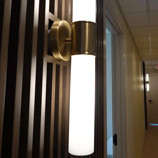 Commercial hotel lobby project installation in Grand Forks 