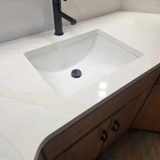 Residential bathroom sink and countertop in Grand Forks 